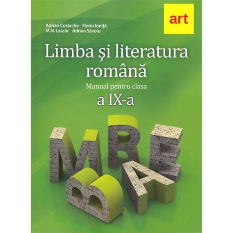 Limba Romana Clasa 9 Manual Adrian Costache Florin Ionita