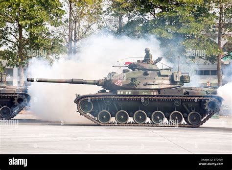 M60a3 Main Battle Tank During Military Exercise At The 58th Artillery