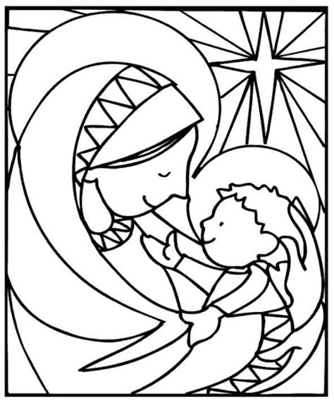 Coloriage Creche de noel 24
