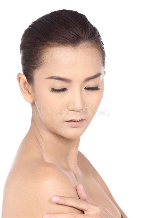 Beautiful Asian Woman With Spa Healthy Skin Concept Neat Clean Stock Image Image Of Gorgeous