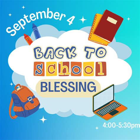 Back To School Blessing Christ Church Ridley Park