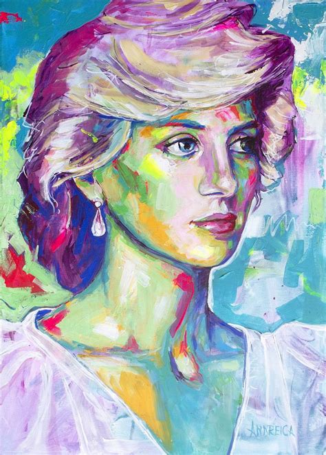 Diana Princess Of Wales Painting By Alexandra Andreica Saatchi Art