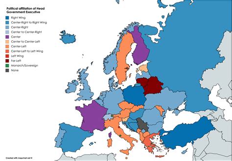 European Countries By Political Ideology Of Leaders Party 4592x3196