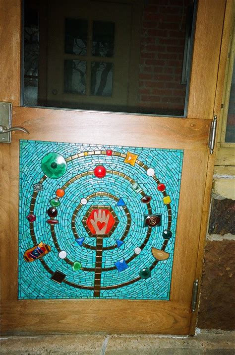 Mosaic Door Panel Mosaic Crafts Mosaic Art Mosaics Windows And Doors