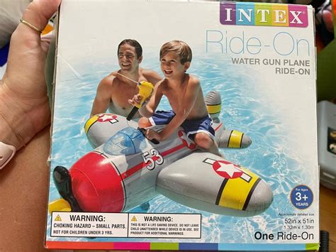 Intex Water Gun Plane Ride On Sports Equipment Sports And Games Water Sports On Carousell