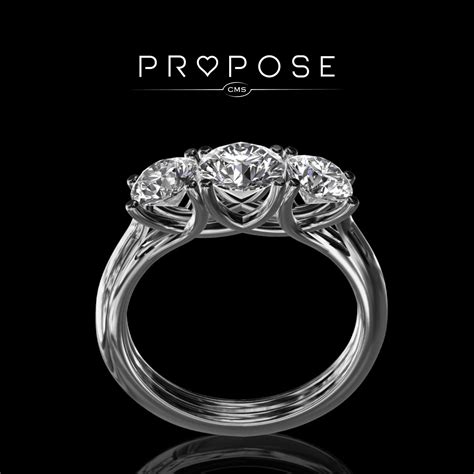 A Bespoke Cms Propose Diamond Ring Bespoke Jewellery Jewelry Design