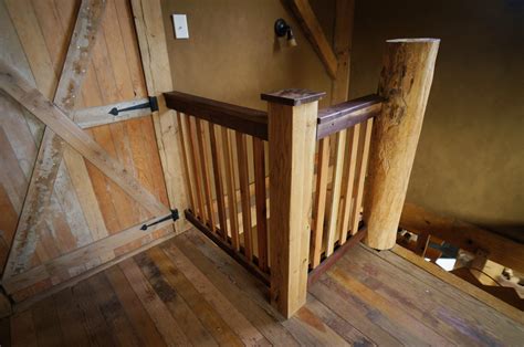 We may make from these links. Building a DIY Wooden Interior Stair Railing | The Year of Mud