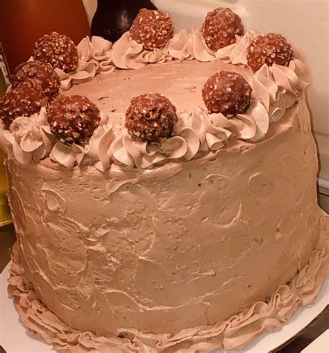 The cake layers are truly delicate so i recommend allowing the layers to cool completely and even set overnight. Ferrero Rocher Cake - CakeCentral.com