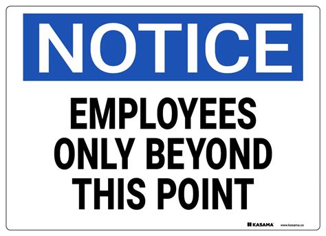 Employees Only Sign Printable