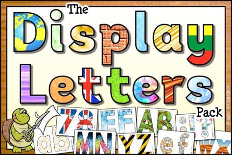 The Display Letters Pack Resources For Teachers And Educators