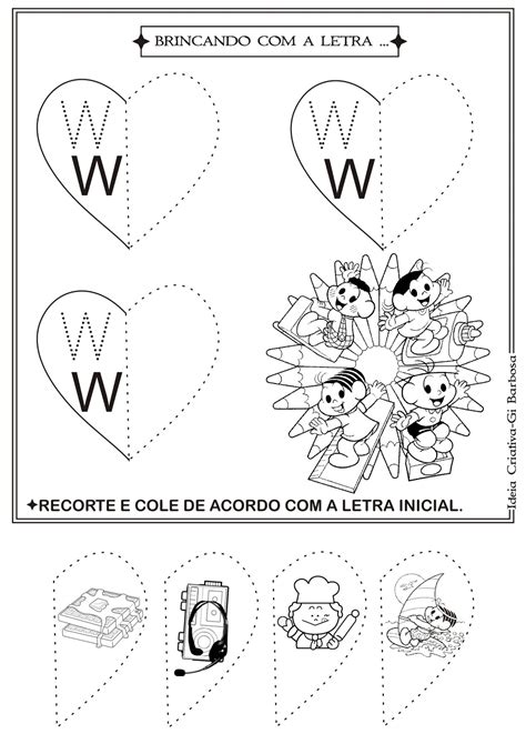 Atividades Da Letra W
