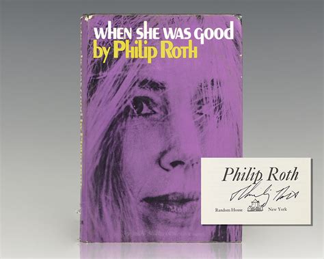 When She Was Good Philip Roth First Edition Signed Rare Book