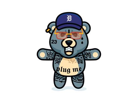 Gangster Bear Bear Bear Cartoon Bear Drawing