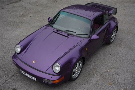This 1991 Porsche 911 Turbo Is A Purple Jewel With Just 310 Miles