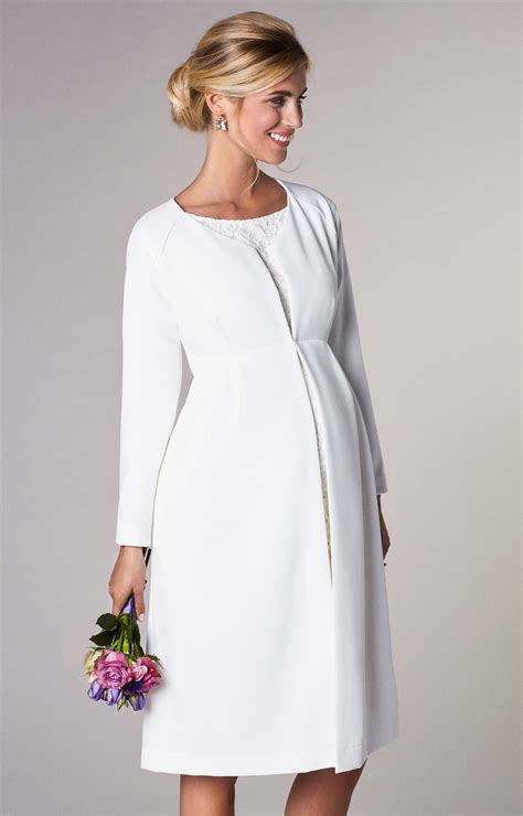 L'hiver est bien présent, il fait froid et ne parvenez plus à fermer votre ancien manteau : Manteau de Grossesse habillé mariage Christie Ivoire ...