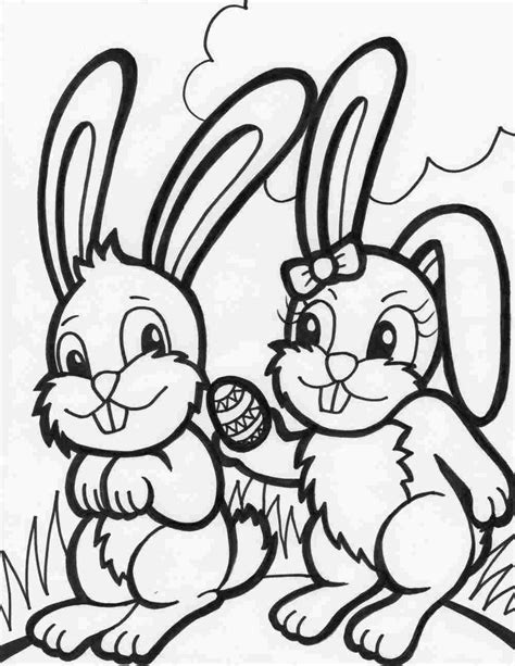 Coloring Pages For Easter Bunny Coloring Pages