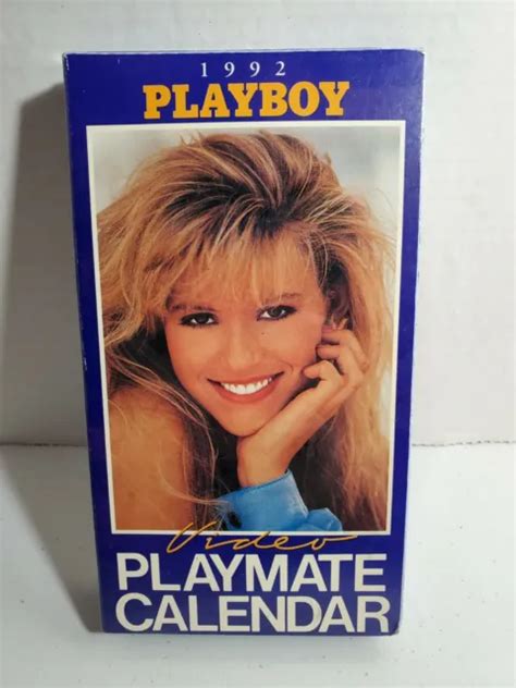 1992 VINTAGE PLAYBOY Playmate Calendar Vhs Video Tape Sealed New 27 99