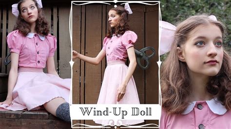 Making A Vintage Wind Up Doll Costume It Really Winds Up Youtube