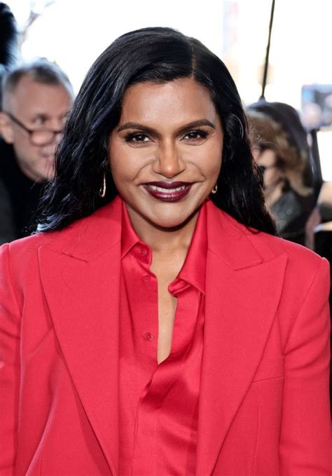 Mindy Kaling At Michael Kors Fashion Show In New York City