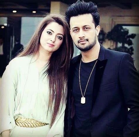 Unseen Pictures Of Atif Aslam With His Wife Reviewit Pk