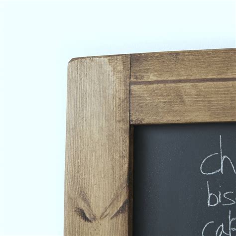Chunky Wood Framed Blackboard Chalkboard By Horsfall And Wright