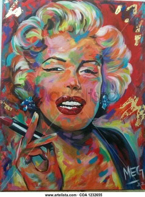 Retrato Marilyn Monroe Mariela Elizabeth Gutierrez Gonzalez Artelista