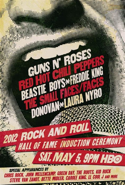 Rock And Roll Hall Of Fame Induction Ceremony Tv Poster Of Imp Awards