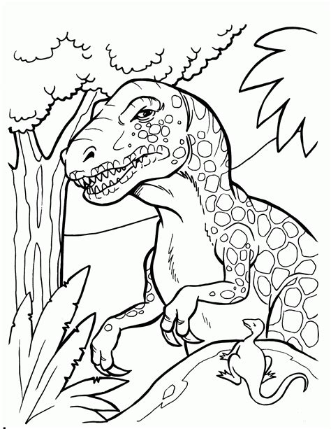 Free Dinosaur Printable Coloring Pages Coloring Home