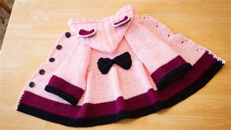 เสื้อกันหนาวเด็กโครเชต์ ถักง่าย ลายเดียวทั้งตัว ภาค12 Maisie Crochet