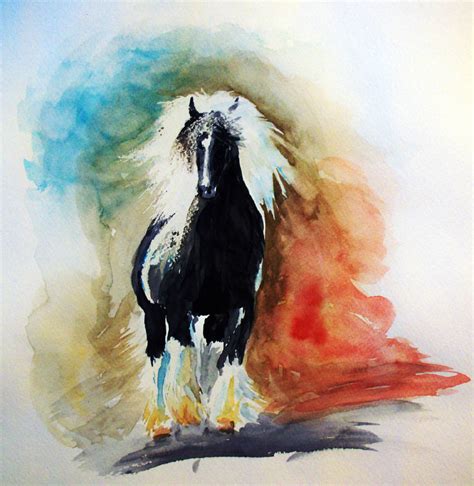 Watercolor Horse Study By Christa S Nelson On Deviantart