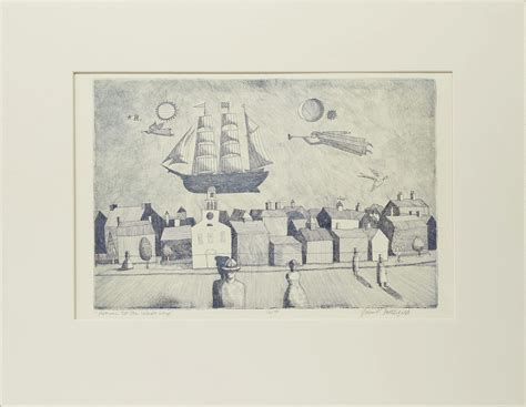 John F Lochtefeld Limited Edition Etching Return Of The Whale Ship