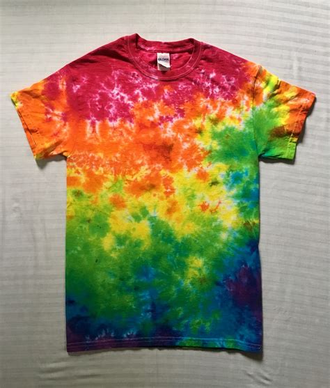 The Classic Crumple Tie Dye T Shirt Short Sleeve And Long Etsy In 2021