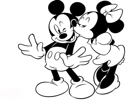 Maestra De Infantil Mickey Y Minnie Mouse Dibujos Para Colorear