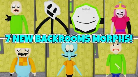 Update How To Get All 7 New Backroom Morphs In Backrooms Morphs