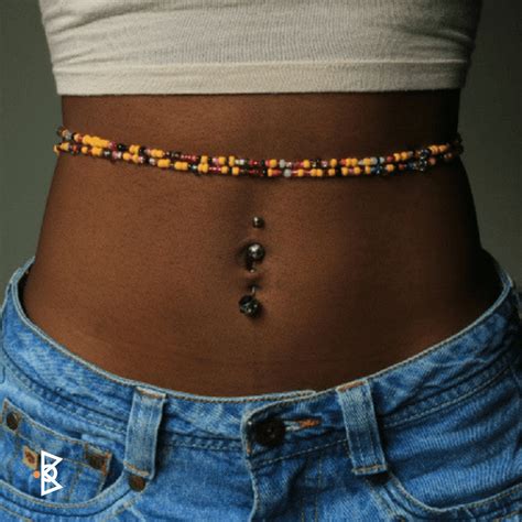 Waist Beads With Clasp Colorful Bead Mix Stretch Waist Etsy In 2020 Waist Beads African