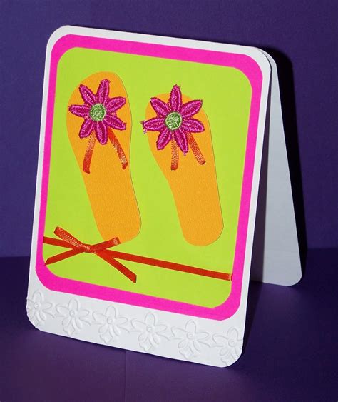 How to identify what set a card is from. Cricut Me That: Flip Flop Card
