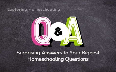Qanda Surprising Answers To Your Biggest Homeschooling Questions