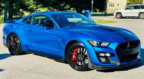Velocity Blue 2020 Ford Mustang Shelby Gt 500 Fastback