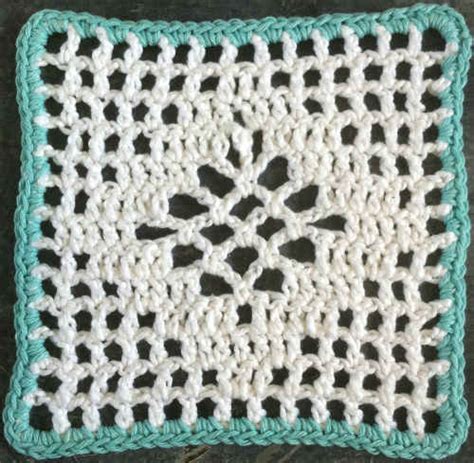 15 Simple Shells Crochet Dishcloth