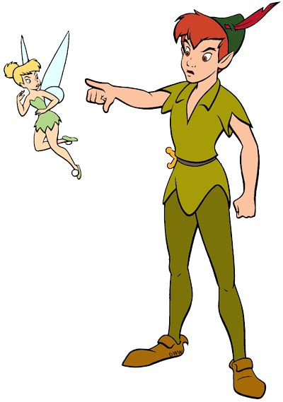 Peter pan is disney's 14th movie, released in 1953. Peter Pan & Tinker Bell Clip Art | Disney Clip Art Galore