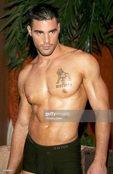 Charles Dera During Chippendales Calender 2005 Photo Shoot At Rio In