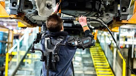 Manufacturing Workers Become More Than Human With Exoskeletons