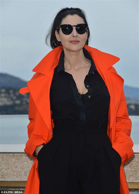 Monica Bellucci Steps Out At Monte Carlo Film Festival Daily Mail Online