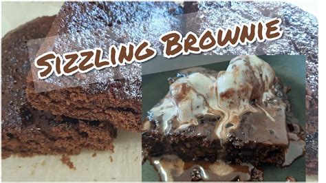 Sizzling Brownie With Icecream Sizzling Brownie Without Sizzler Plate