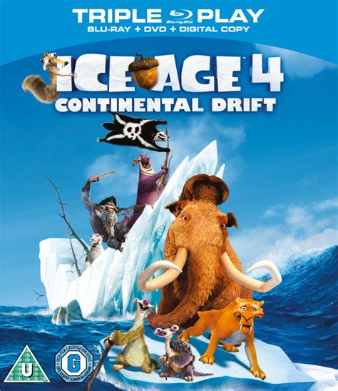Ice Age 4 Continental Drift Triple Play Blu Ray Dvd And Digital