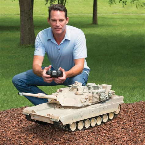 The Remote Controlled Abrams Tank Hammacher Schlemmer