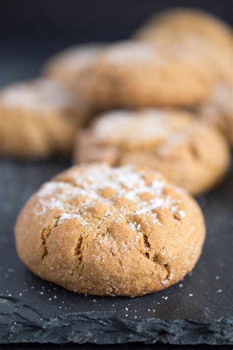 Ultra Thick And Chewy Ginger Sugar Cookies