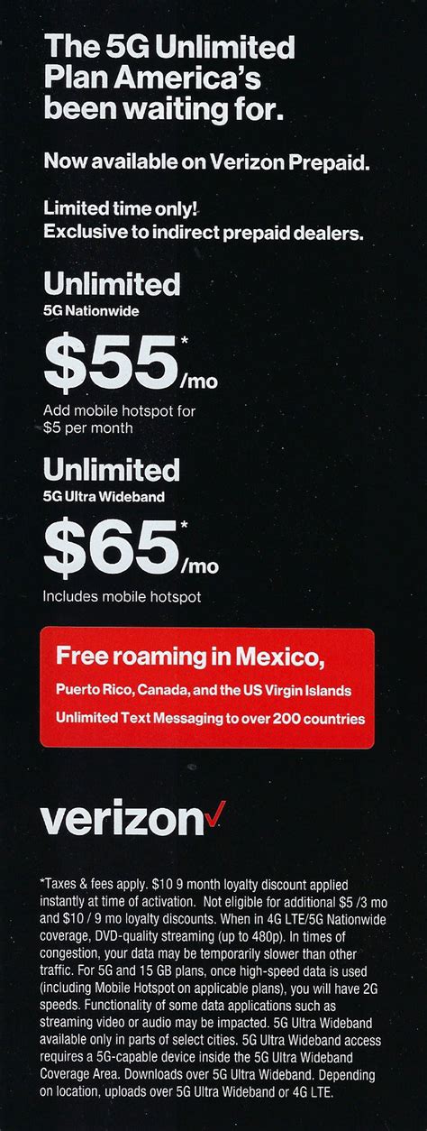 Verizon 55 Unlimited Plan