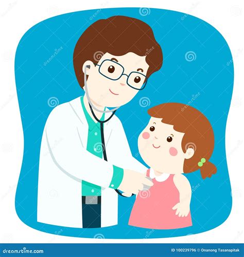 Boy On Medical Check Up With Female Pediatrician Doctor Doing Physical