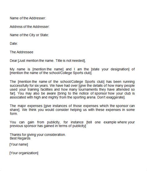 Motocross resume template awesome motocross resume samples resume. Sponsorship-Letter-Template